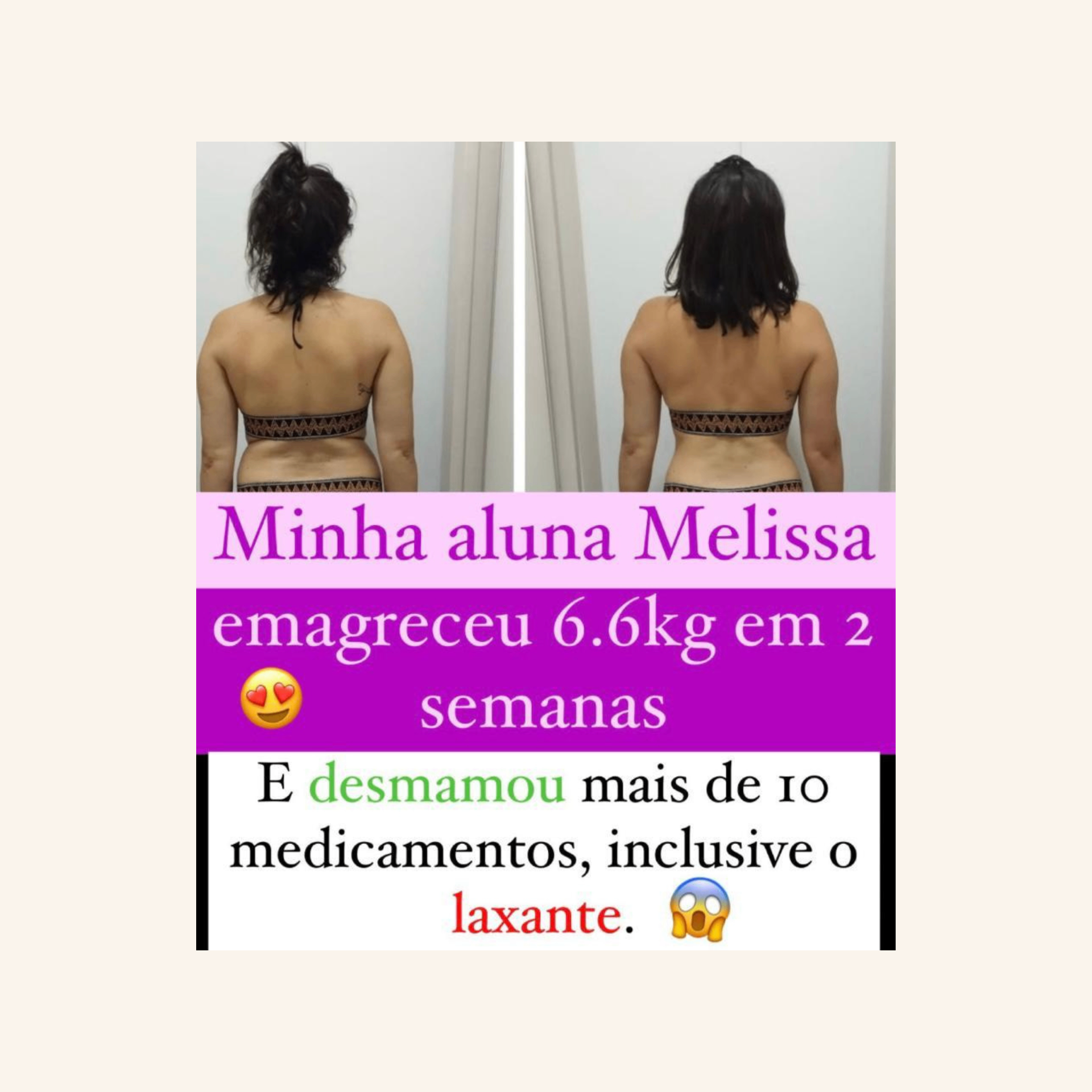 Depoimento 6 — antes e depois